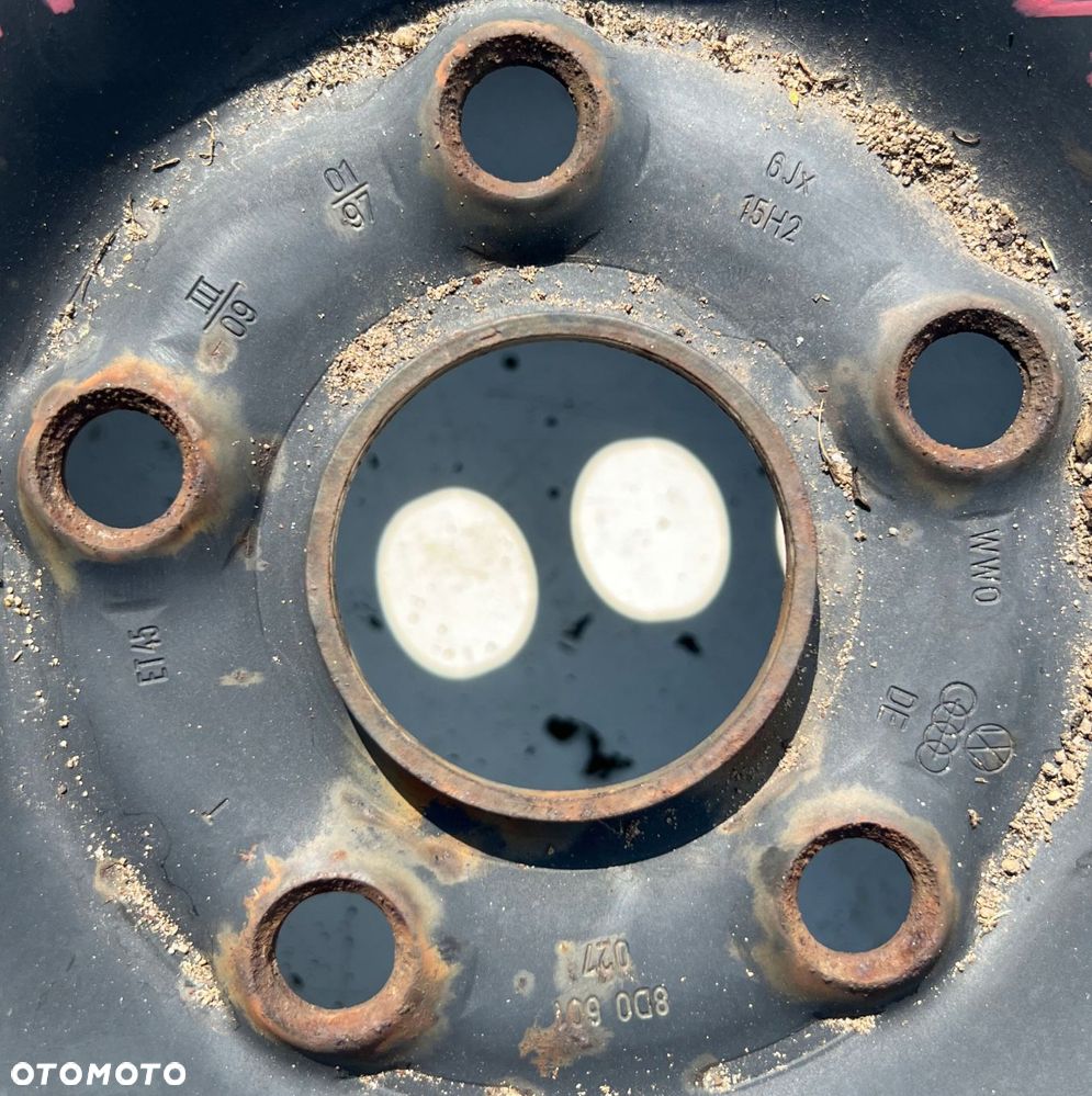 vw passat felgi stalowe 6jx15 et45 5x112 - 4