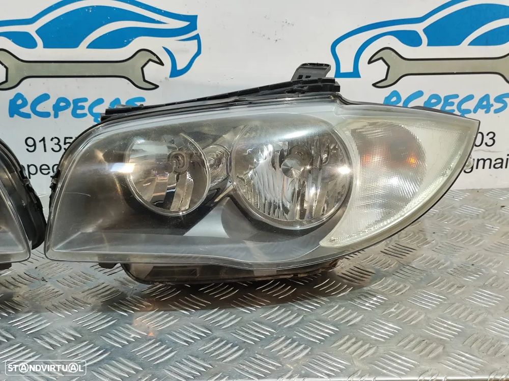 OTICA OTICAS ESQUERDO DIREITO BMW SERIE 1 E87 63117249652 7249652 63117193389 7193389 E81 E87 LCI E82 COUPE E88 CABRIO OPTICA OPTICAS FAROL FAROIS - 6