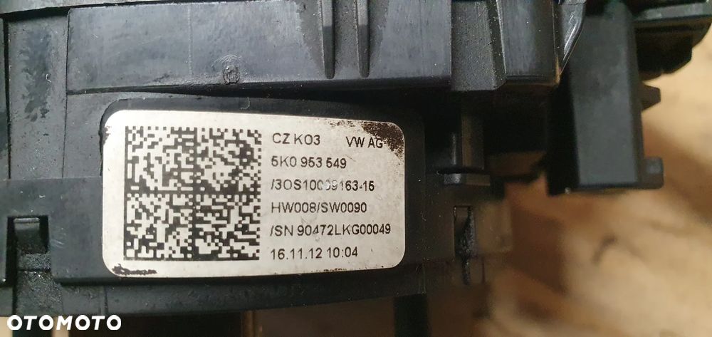 Manetki przełącznik zespolony pająk taśma VW Caddy III 5K0953223B 5K0953507AE - 14
