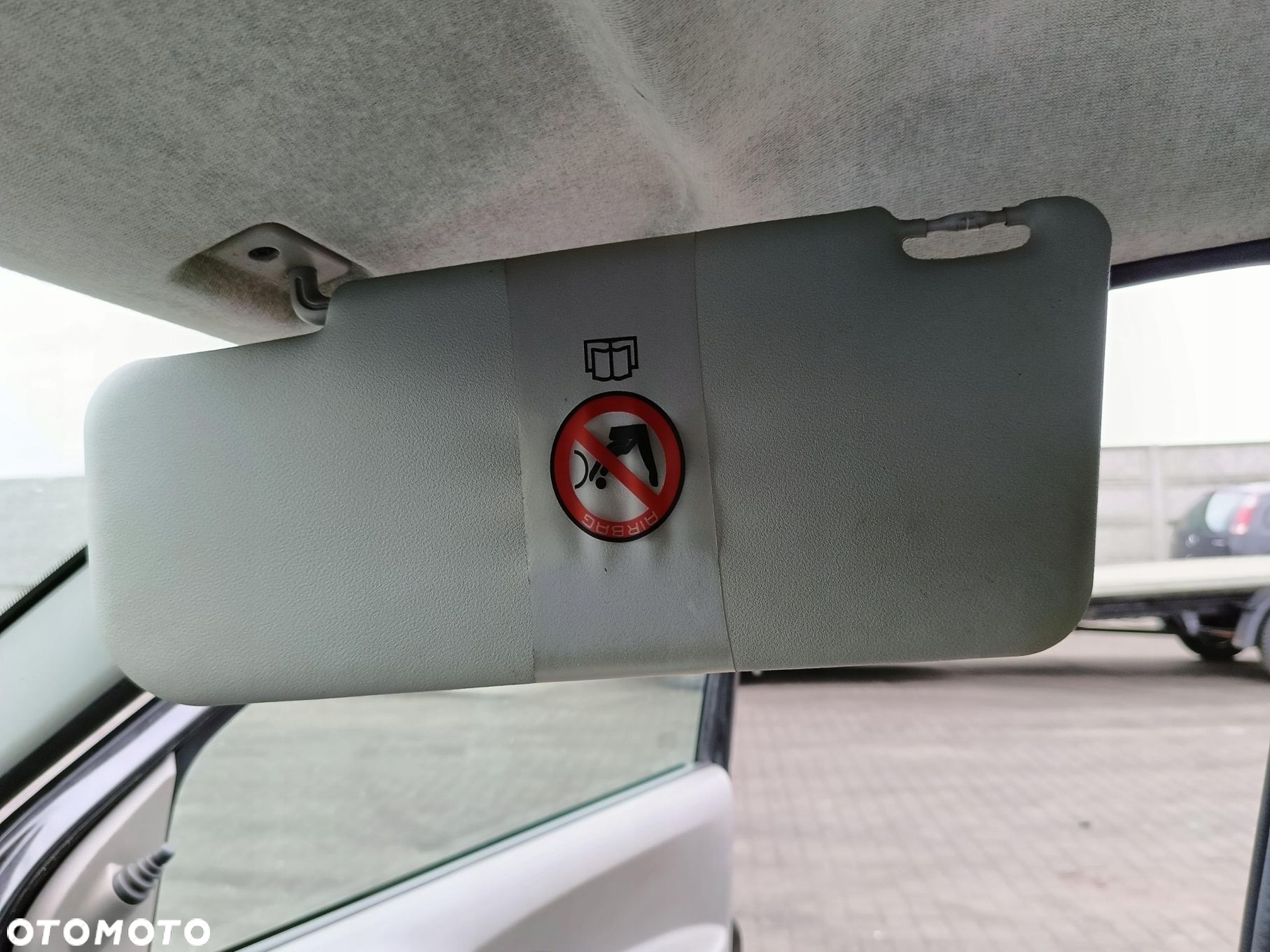 Fiat Panda 2 II 03-11 SŁONECZKO OSŁONA PRZECIWSŁONECZNA PRAWA PASAŻERA - 4