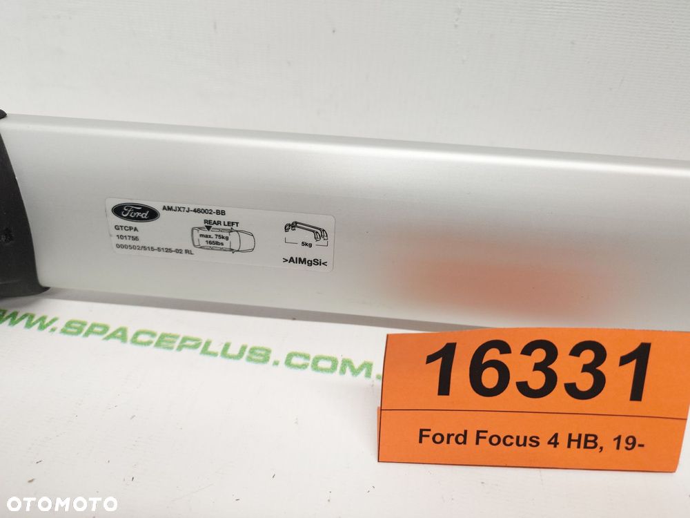 Bagażnik dachowy bazowy belki poprzeczki Oryginał Ford Focus 4 HB, 19- - 6
