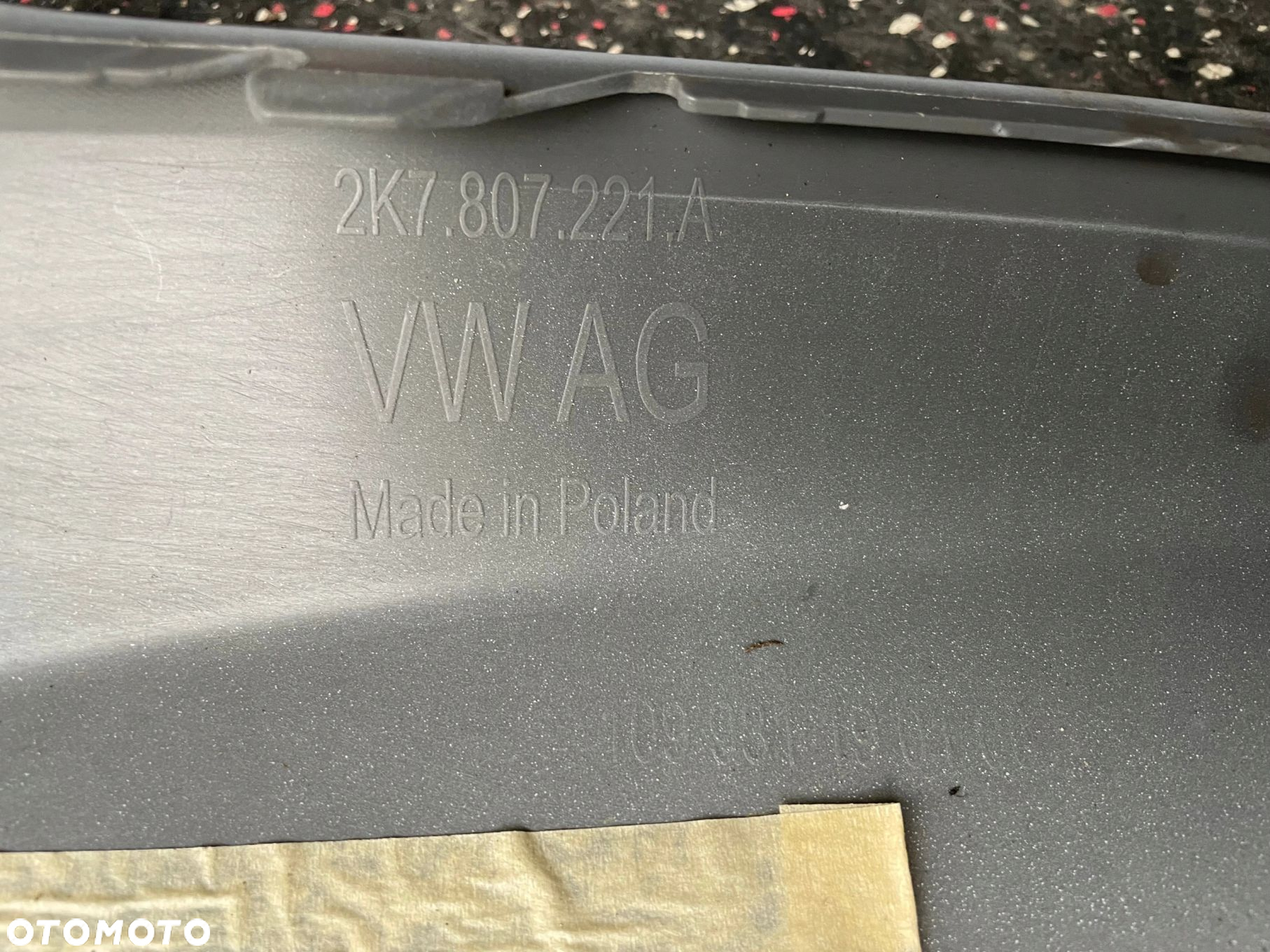 VW CADDY V 2020- ZDERZAK PRZEDNI 2K7807221A 2020- NOWY ORYGINAL - 7