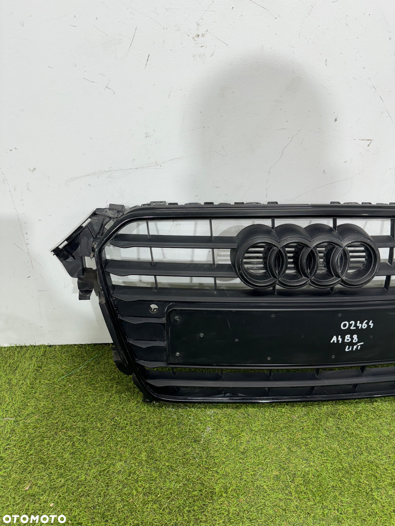 Grill Atrapa Audi A4 B8 Lift S-Line 8K0 Czarny - 5