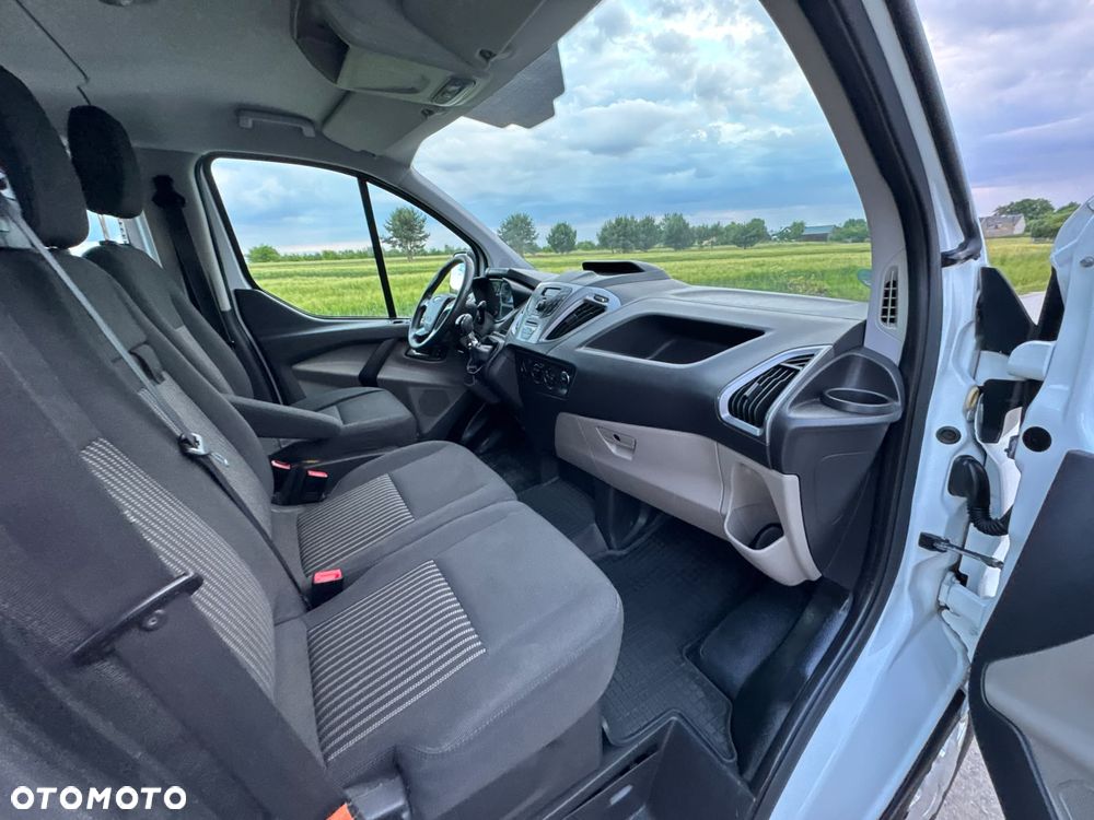 Ford TRANSIT CUSTOM LONG L2H1 Klima Elektryka Dubel Kabina 6os. Tempomat Brygadówka Serwis - 13