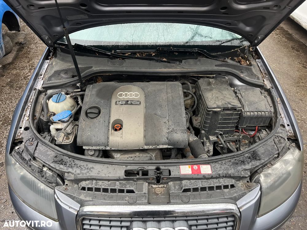 Dezmembrez Audi A3 8P facelift 4 usi gri LY7H 2006 1,6 FSI benzina cod BLP 85KW HBM - 14