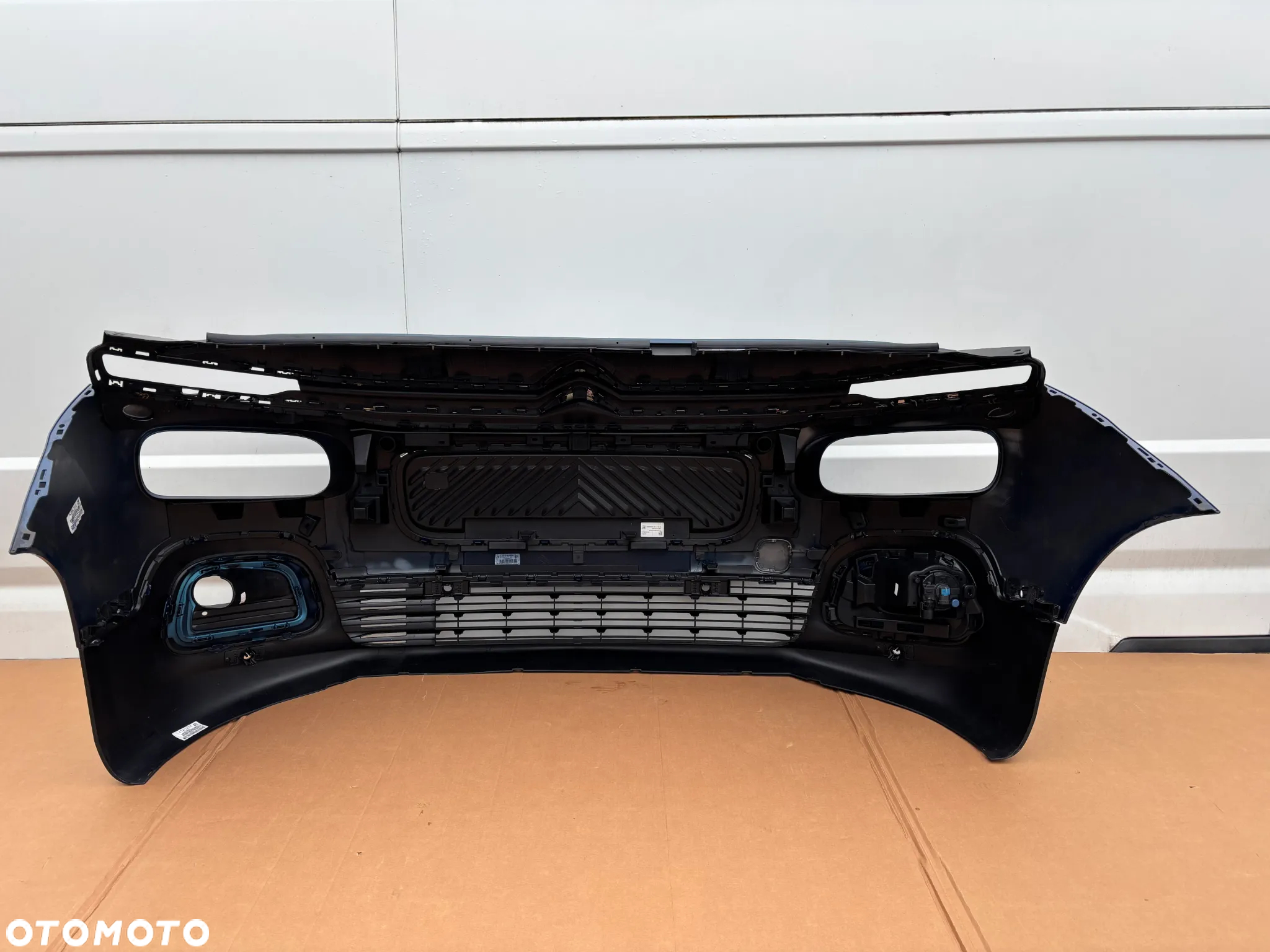 Oryginalny Zderzak Przedni Citroen Berlingo E IV 4 Pod PDC Grill Atrapa Dół Zderzaka Halogen Kratka Lewa Prawa 9816749477 Chrom Niebieski JG 2R - 12