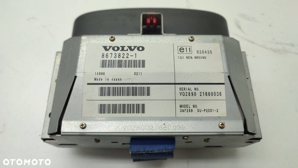 WYŚWIETLACZ NAWIGACJI 8673822 VOLVO S60 I 2002 EU - 1