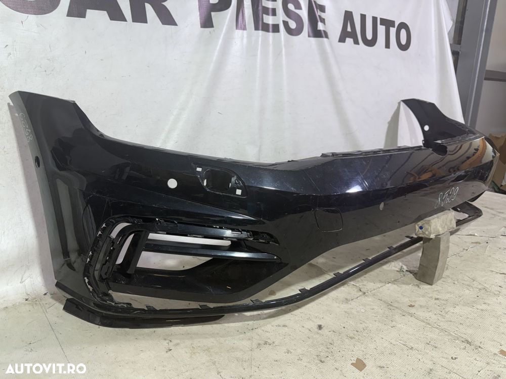 Bara fata VW Golf 7 VII, facelift, R-Line, 2017, 2018, 2019, 2020, cod origine OE 5G0807221LR, cu gauri pentru spalatori faruri si senzori de parcare (6). - 10