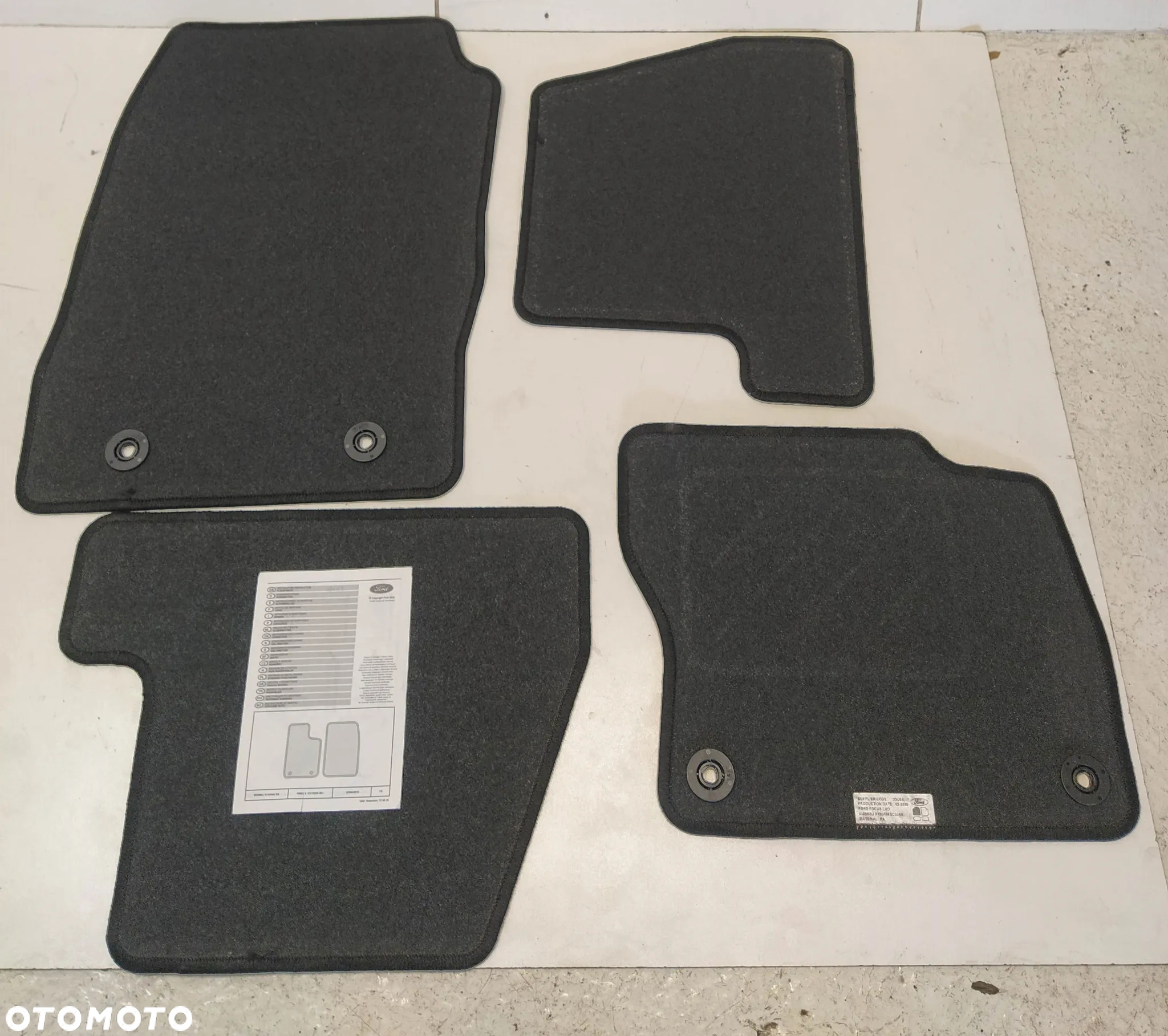 FORD FOCUS MK3 2015- DYWANIKI WELUROWE NOWE ORYGINAŁ - 4