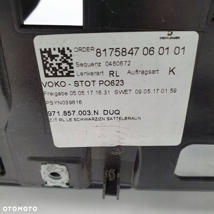 PORSCHE PANAMERA 971 DESKA ROZDZIELCZA KONSOLA KOKPIT PULPIT WERSJA ANGIELSKA - 8