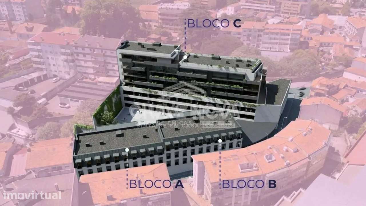 T0 em construção, junto ao Metro na Av. Republica, V.N.Gaia - Grande imagem: 4/13