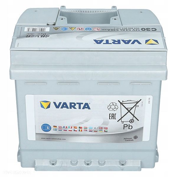 Akumulator Varta C30 12V 54Ah Silver Dynamic P - 6