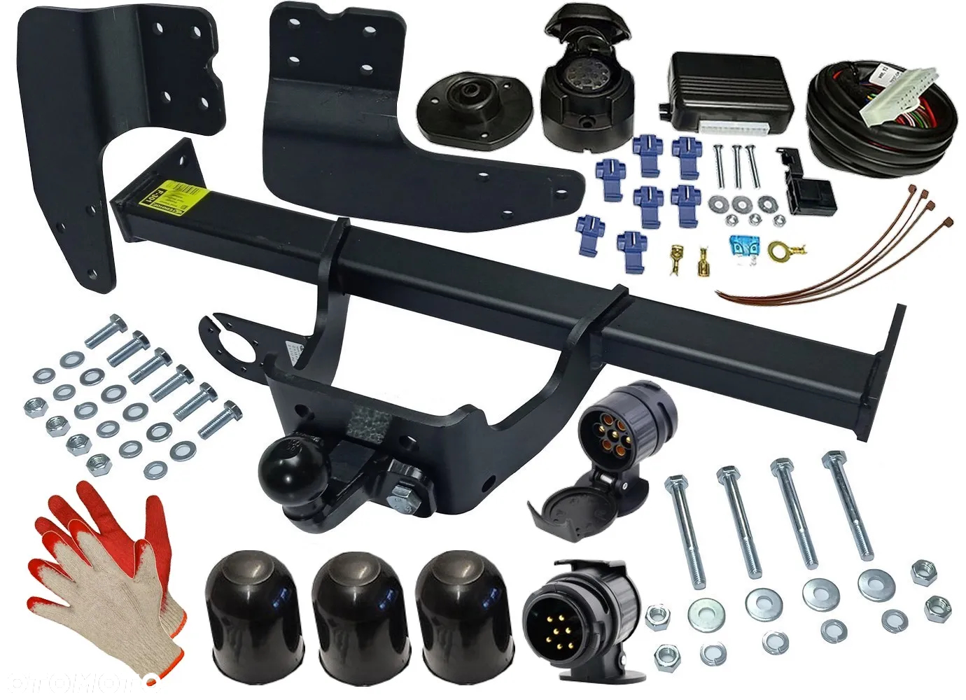 STEINHOF HAK HOLOWNICZY Z KULA ODKRĘCANĄ+MODUŁ13P FORD TRANSIT CUSTOM+TOURNEO L1+L2+BLASZAK - 2