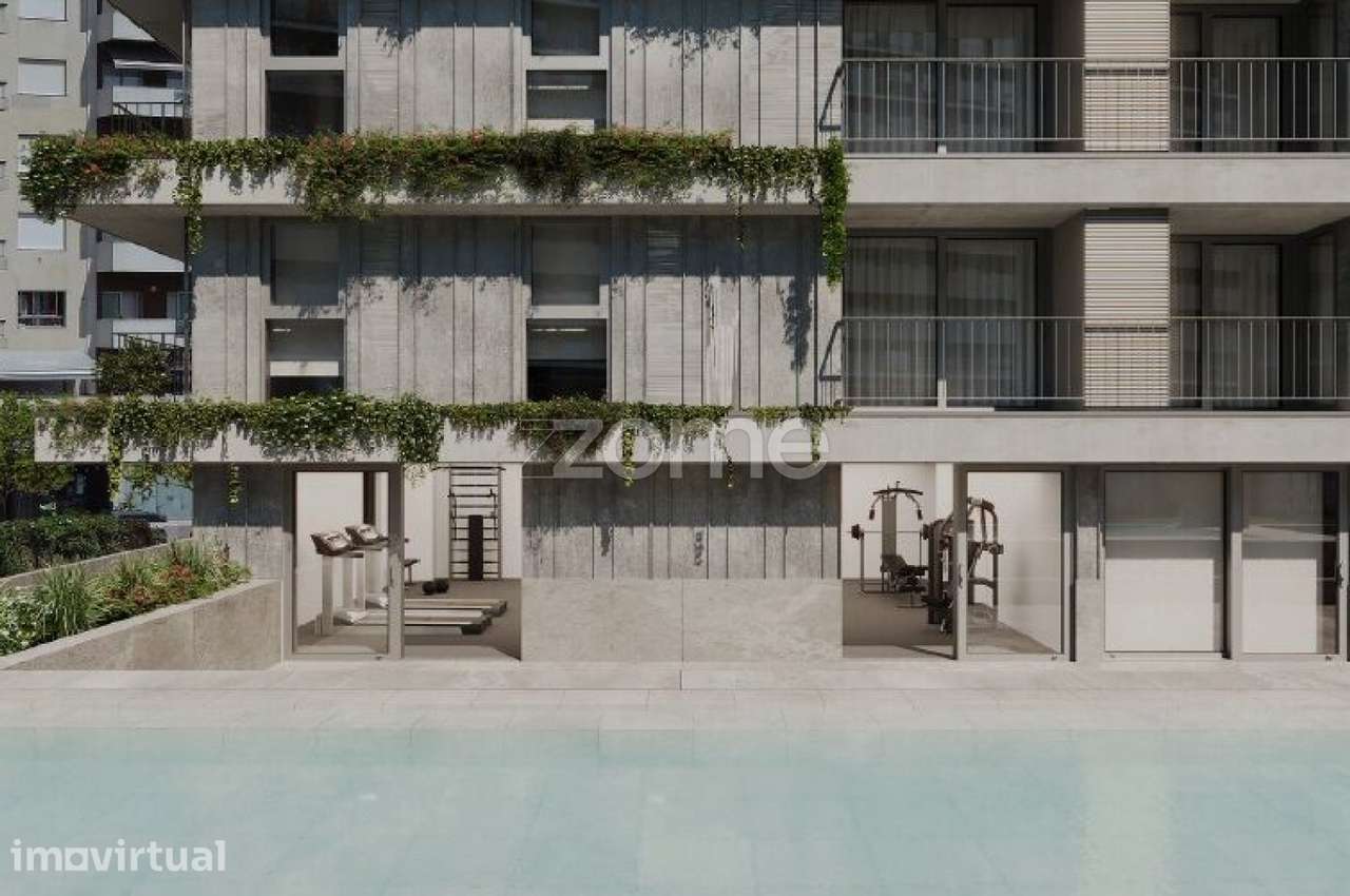 Apartamento T0 Novo em Condomínio Fechado "Acrescentar Residence" - Grande imagem: 4/13