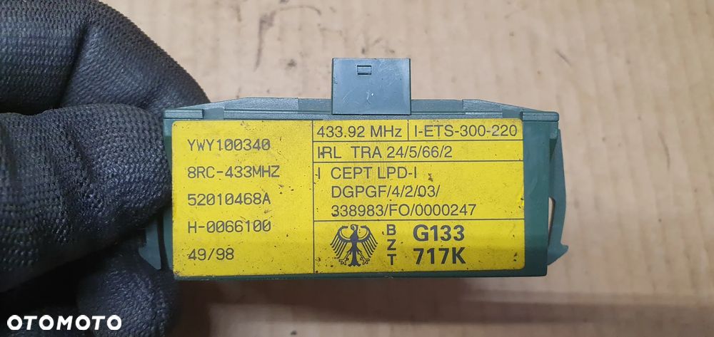 Moduł komputer sterownik alarmu Land Rover Freelander YWY100340 52010468A - 4