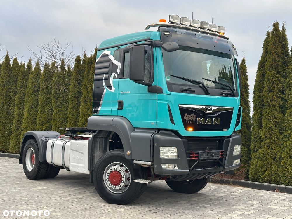 MAN / TGS / 18.510 / 4x4 / STAŁY NAPĘD + REDUKTOR  / ALLROAD / - 4
