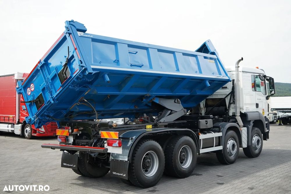 MAN TGS 35.360 / 8X4 / BASCULATOR 2 LATERAL / HIDROBRAT / GARNIER / AUTOMAT - 11