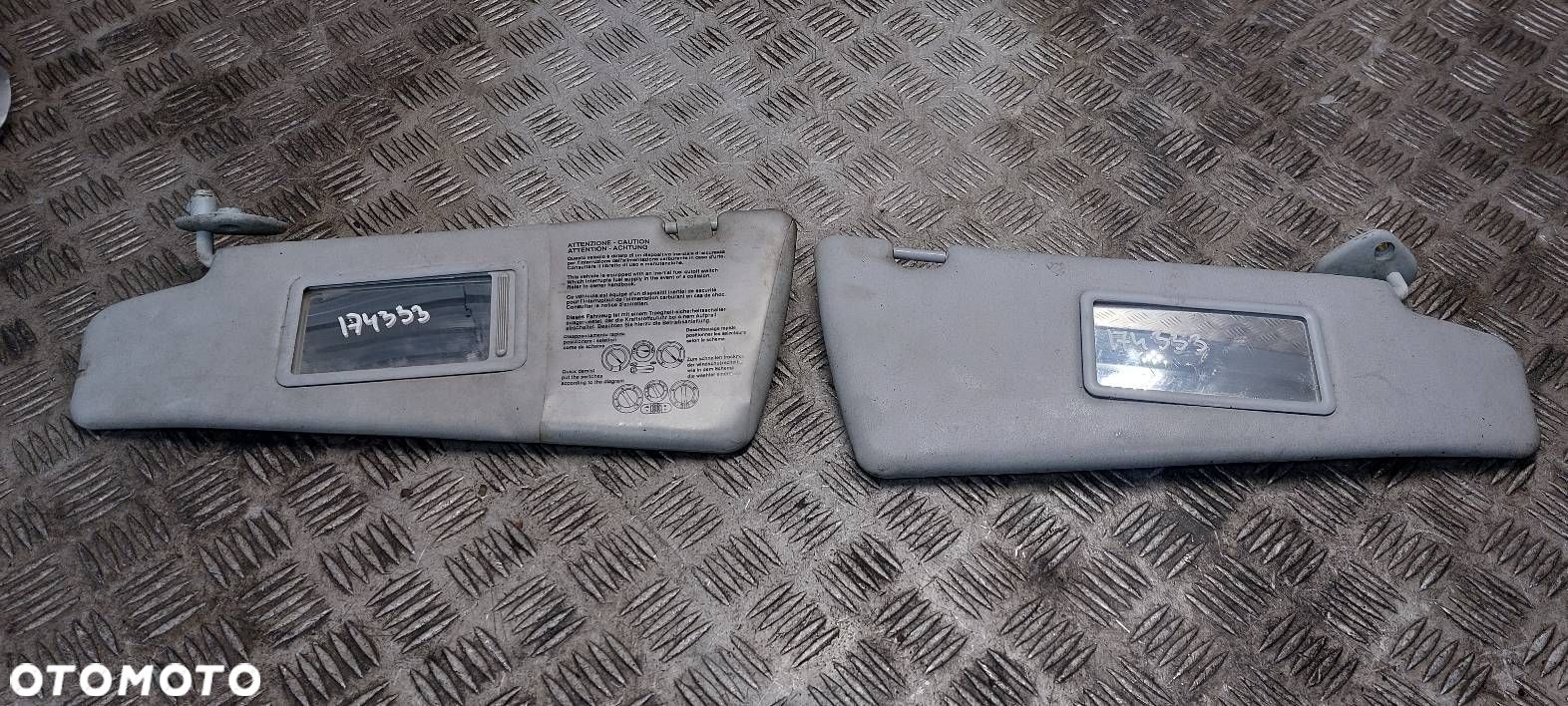 OSŁONA PRZECIWSŁONECZNA LEWA +  PRAWA FIAT MAREA - 1