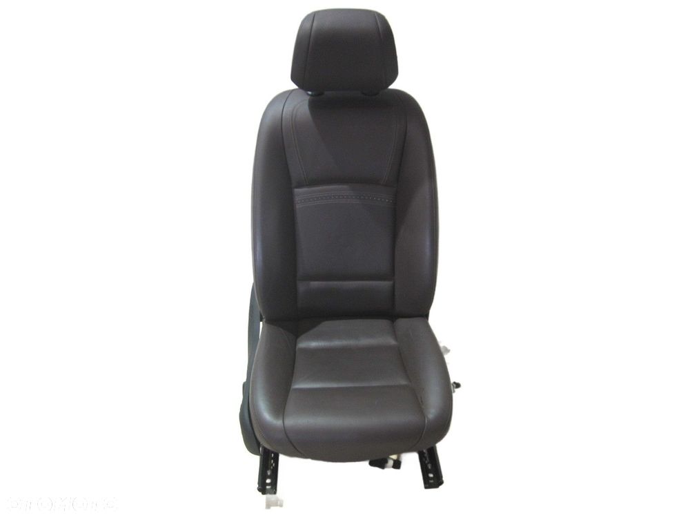 BMW 5 F10 FOTELE FOTEL PRAWY PASAZERA BRĄZOWY BRĄZ MOKKA 52107350221 - 1