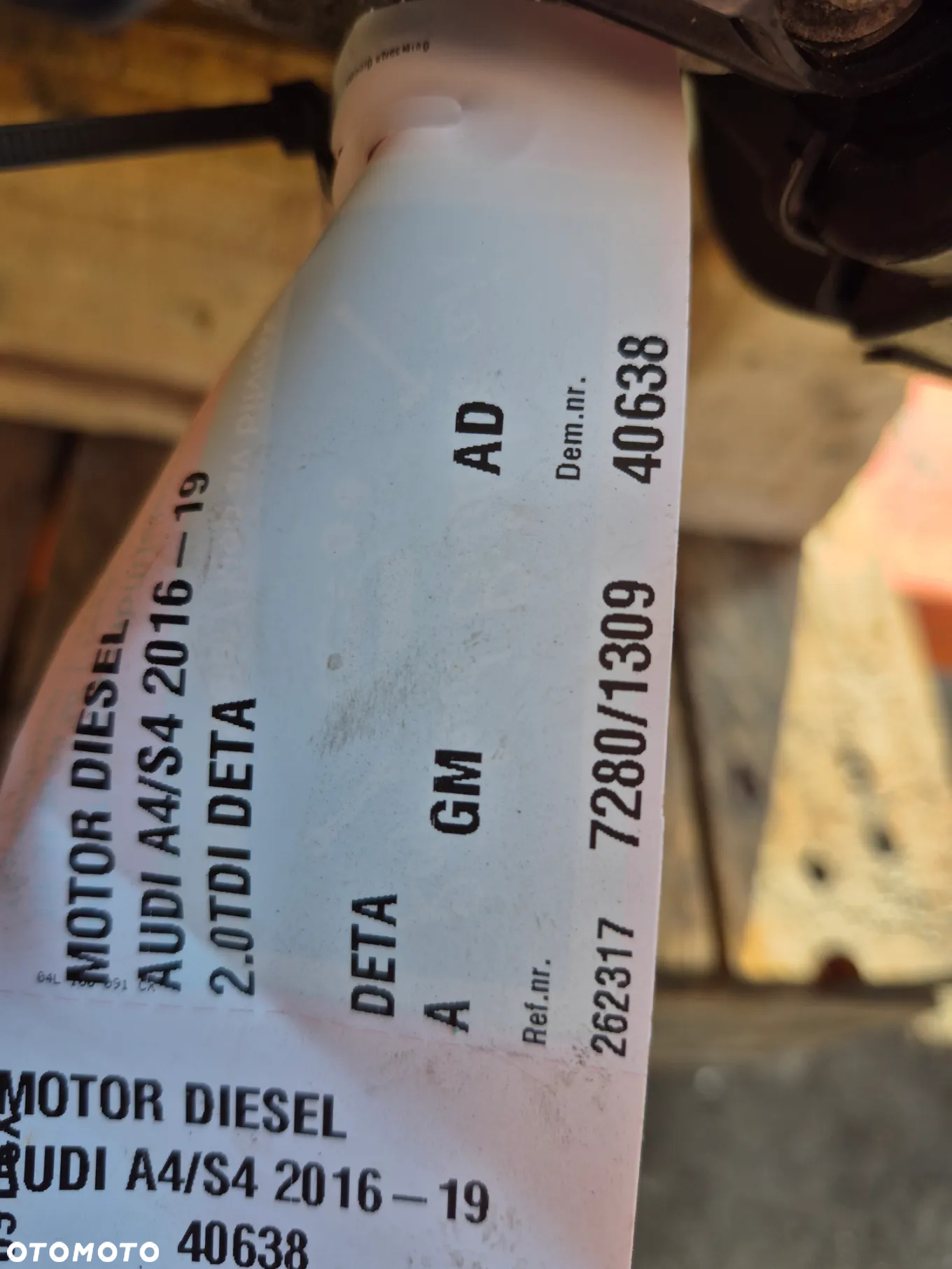 SILNIK 2.0 TDI DET DETA 190HP 89 tyś km MONTAŻ AUDI A4 A6 A5 Q5 - 8