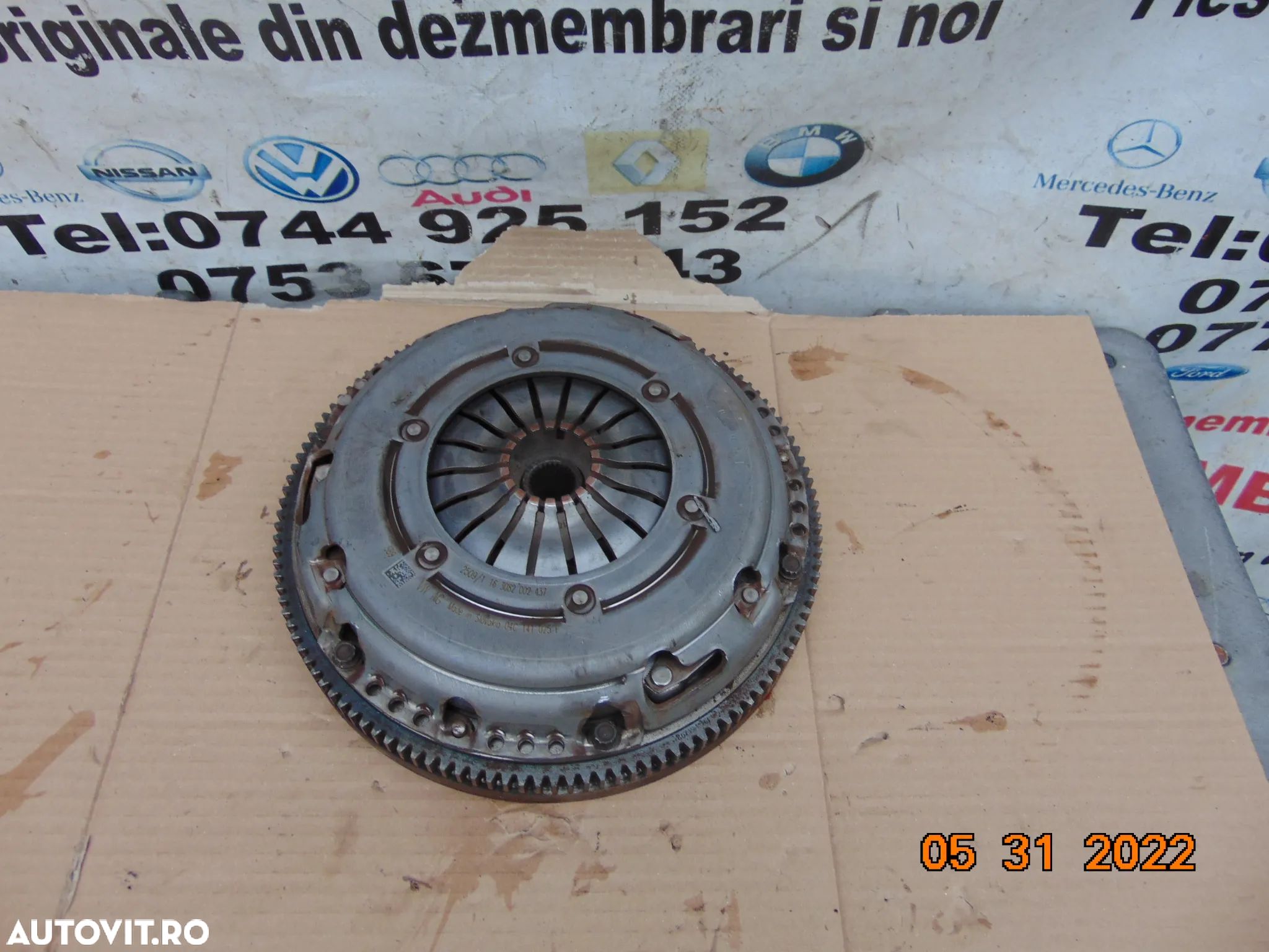 Volanta VW 1.0 UP placa presiune disc ambreiaj seat Mii Skoda Citigo T Roc chz polo fabia ibiza cad - 1