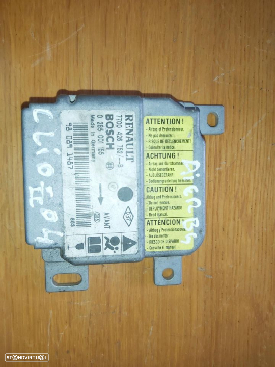 Centralina Modulo Airbag Renault Clio  Ref: 7700 426 752/--b