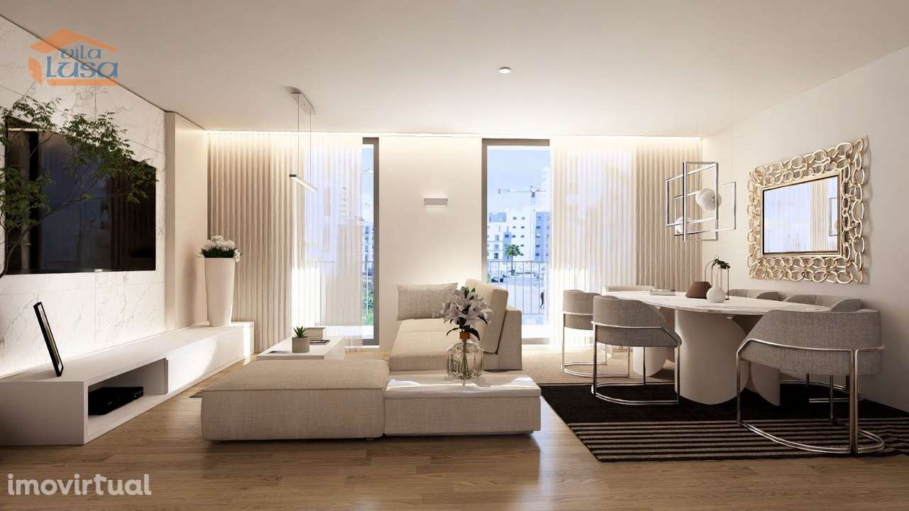 T-1+1 Novo c/ varanda 25.34m2 e lugar de garagem no centro de Armaç... - Grande imagem: 2/23