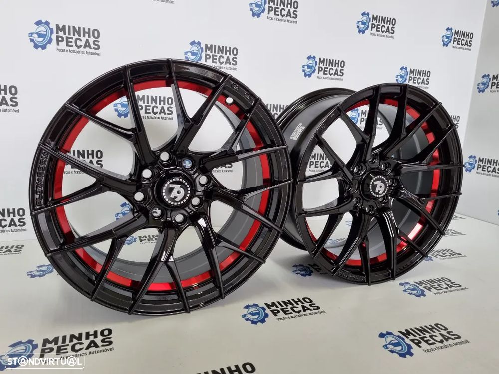 Jantes Seventy9 (SCF-G) em 15 Preto Red Line - 2
