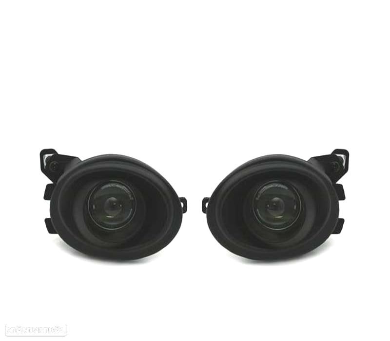FARÓIS DE NEVOEIRO BMW E90 E91 05-08 COM LUPA PRETA - 1