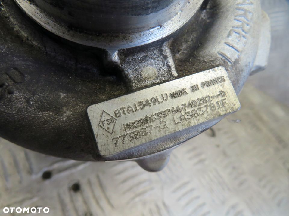 TURBOSPRĘŻARKA TURBINA TURBO KOLEOS I PH1 2.0 DCI 8200638766 773087-2 RENAULT 2007-2013 - 4