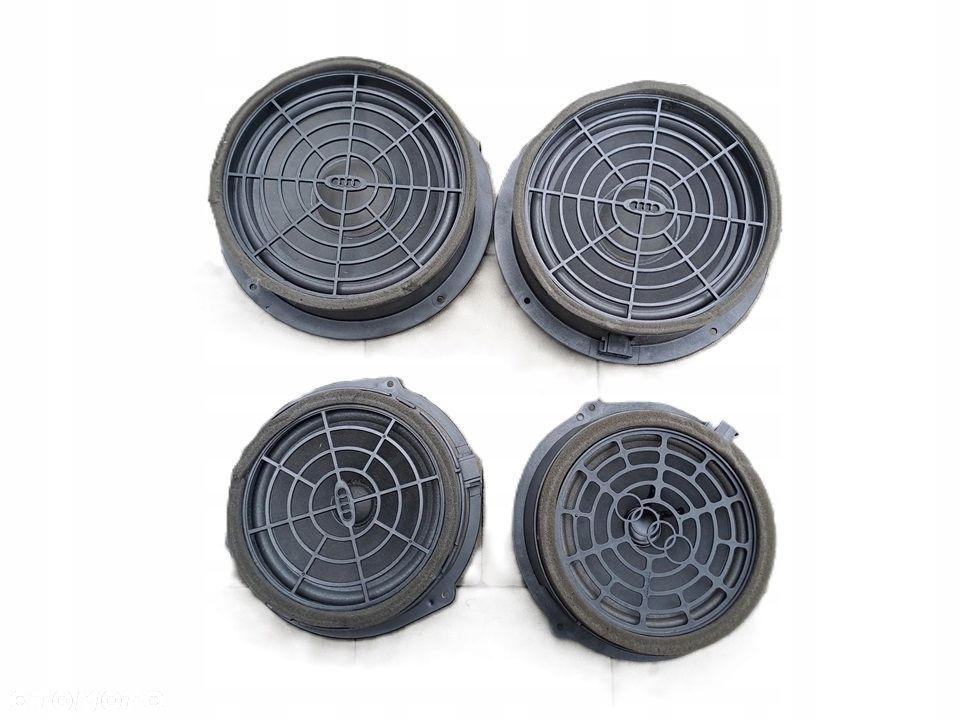 audi a4 b8 a5 q5 głośnik drzwi przód tył komplet - 1