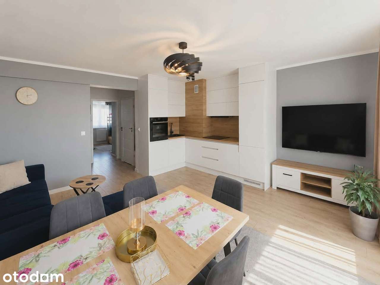 Gotowe, 3 Pokoje (53m2) Balkon, Nowo Budownictwo, Harmonia Park.