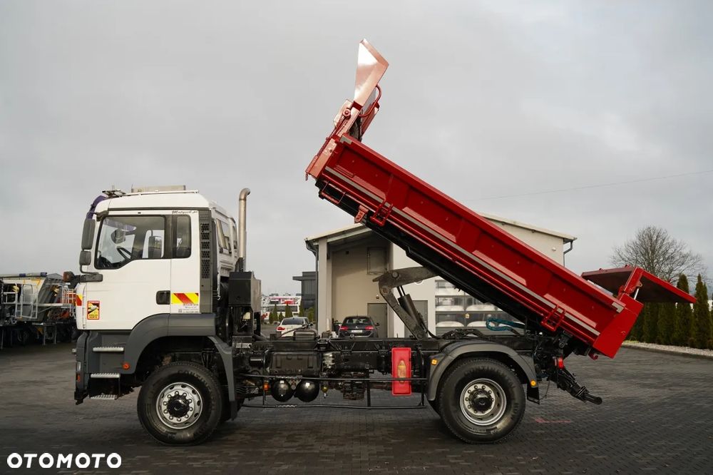 MAN TGA 18.360 / 4X4 / WYWROTKA 2 STRONNA / HYDROKLAPA / HYDROBURTA / CZOŁOWNICA / SPECJALNY / MANUAL - 2
