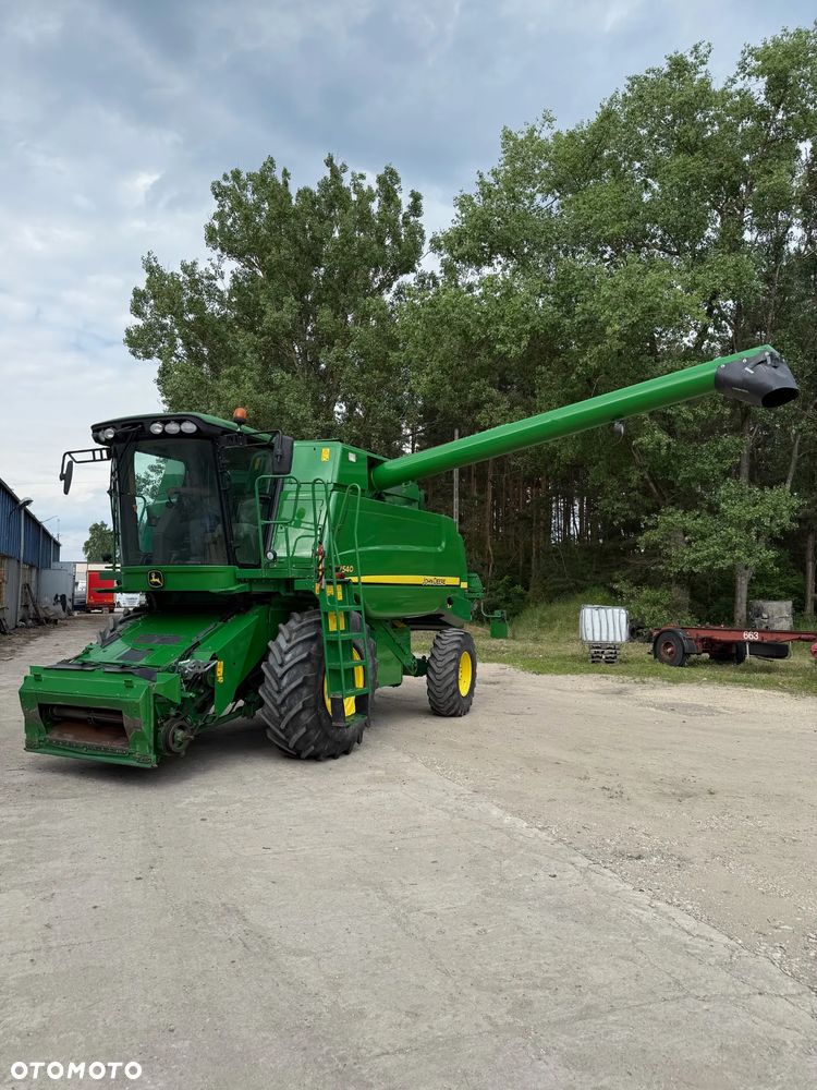 John Deere W540 6.8L 280KM HYDROSTAT 4x4 KLIMA GPS HEDER 6.2m Z WÓZKIEM 1800Mth 2012r W ORGINALE IGŁA - 4