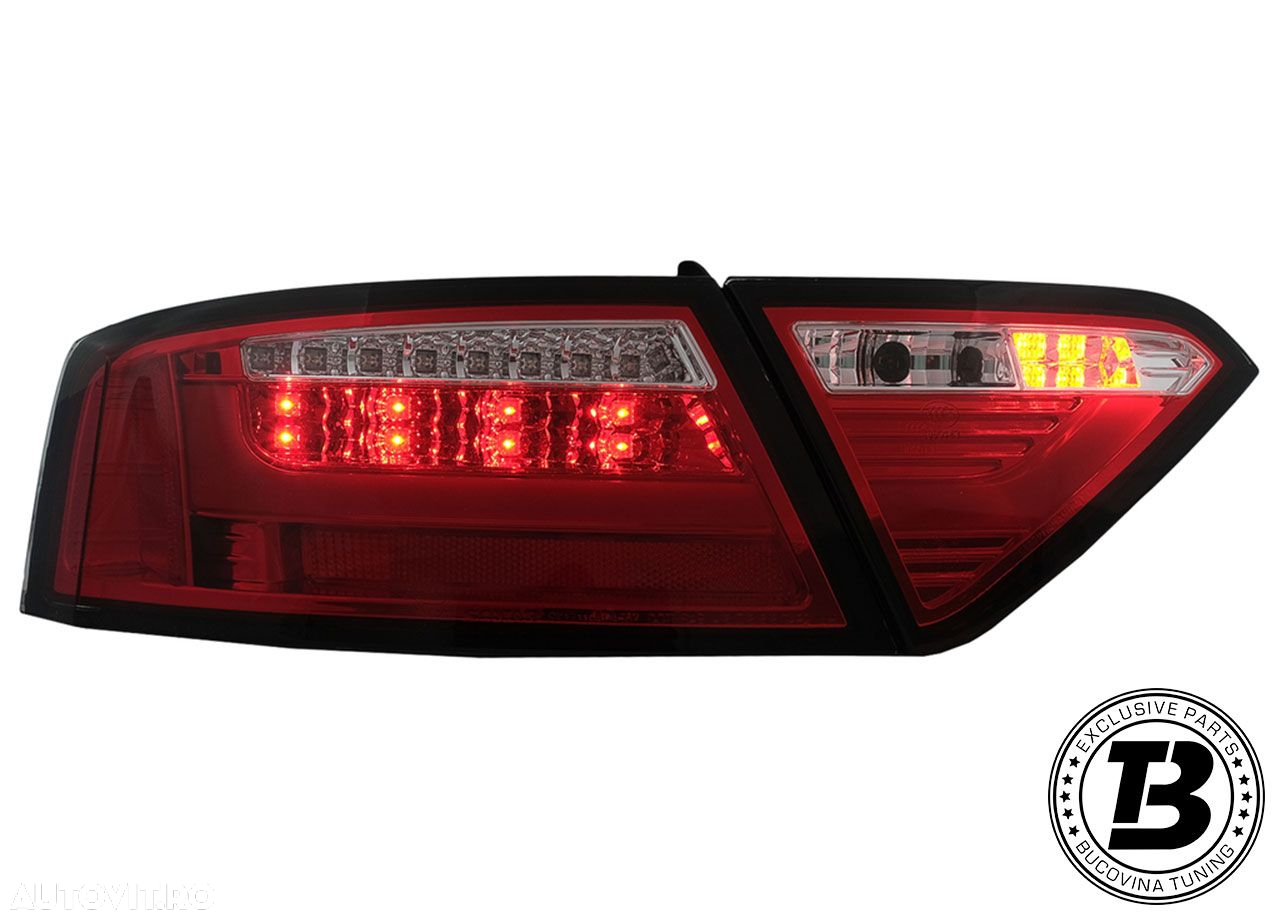 Stopuri LED compatibile cu Audi A5 8T Red Design - 5