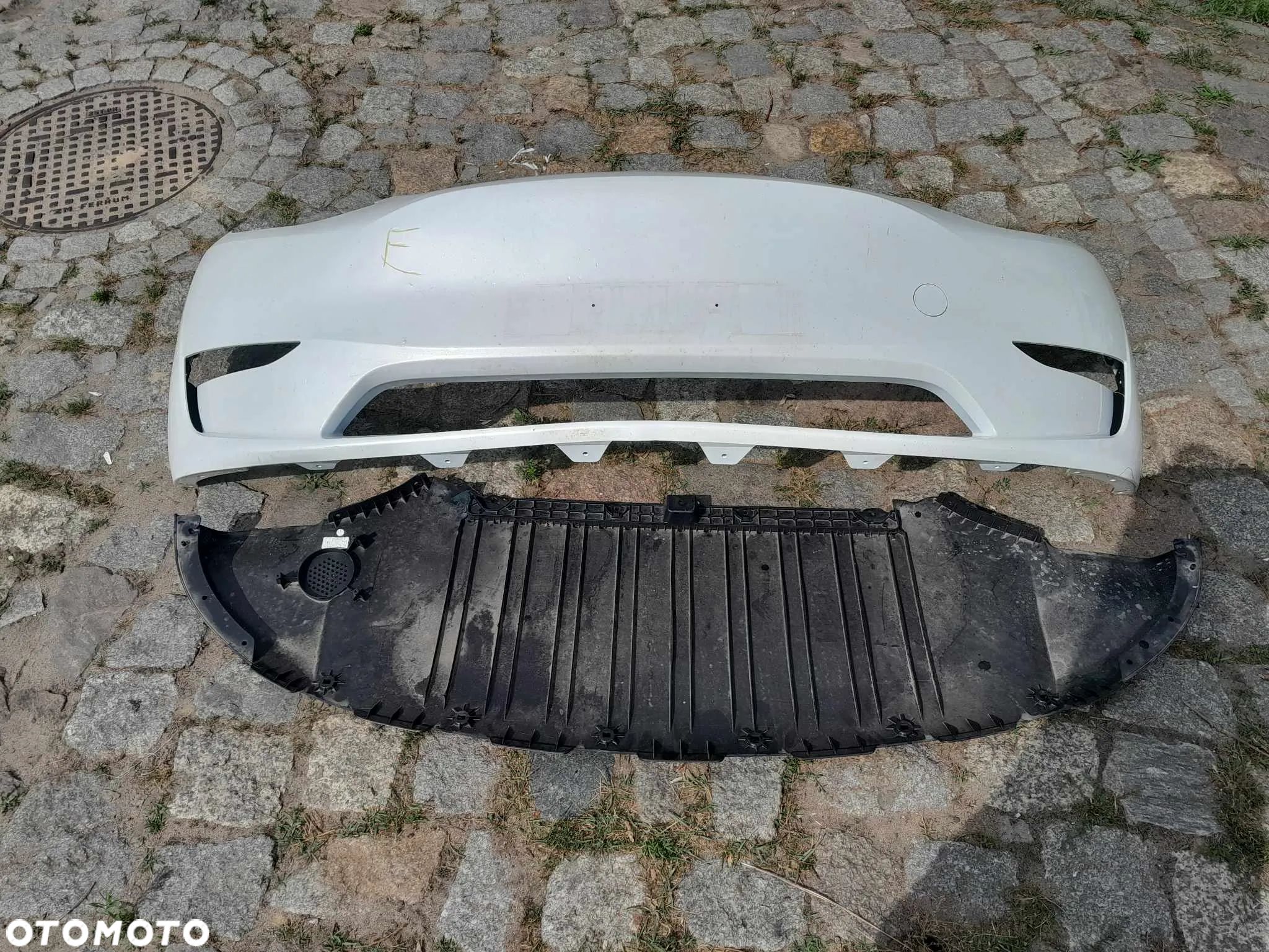 ZDERZAK PRZEDNI PRZÓD TESLA Y PODŁOGA PŁYTA POD ZDERZAK - 1