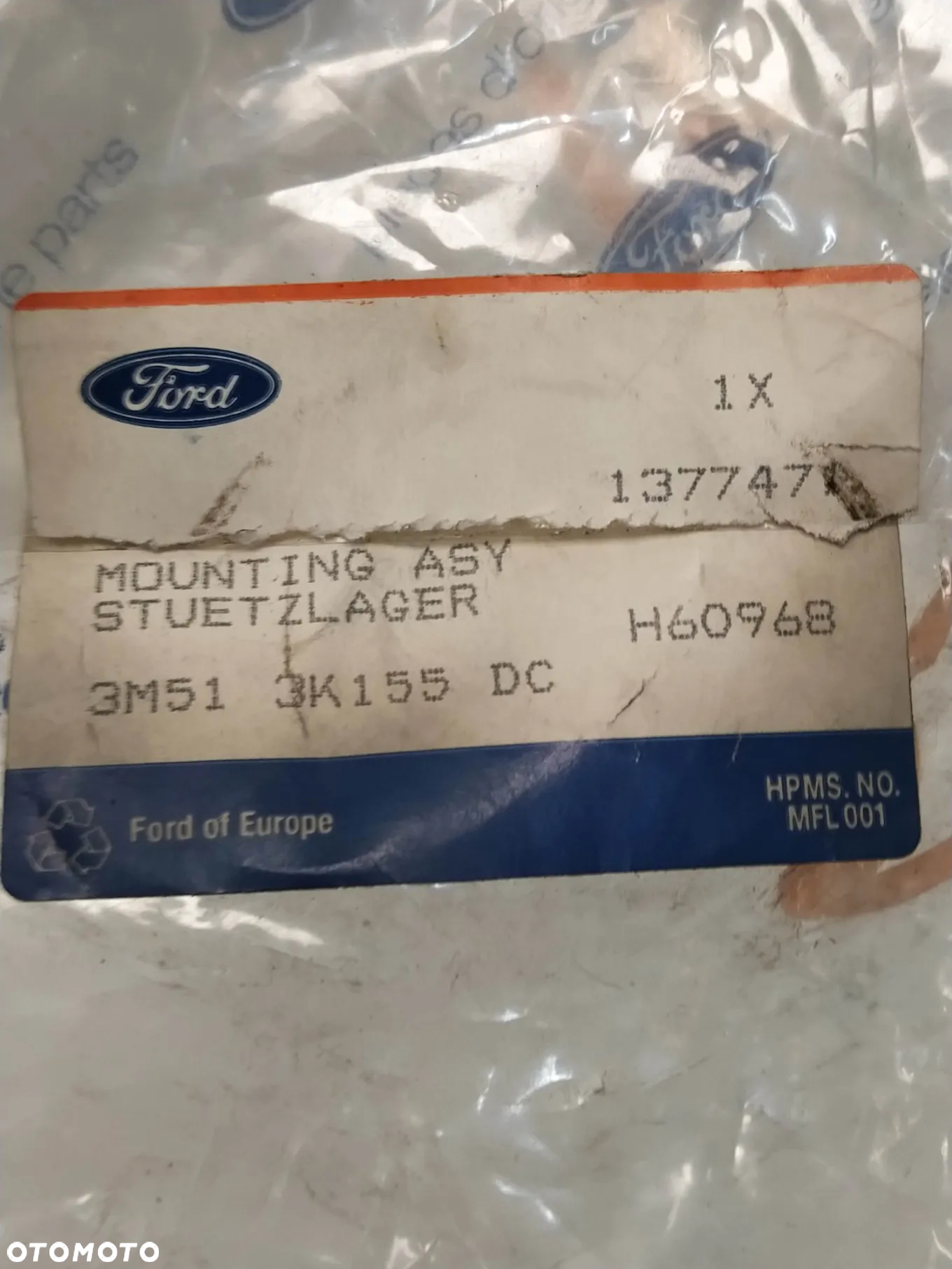 FORD MAZDA VOLVO PODUSZKA AMORTYZATORA MOCOWANIE PRZÓD PRZEDNIE NOWY ORYGINAŁ - 7