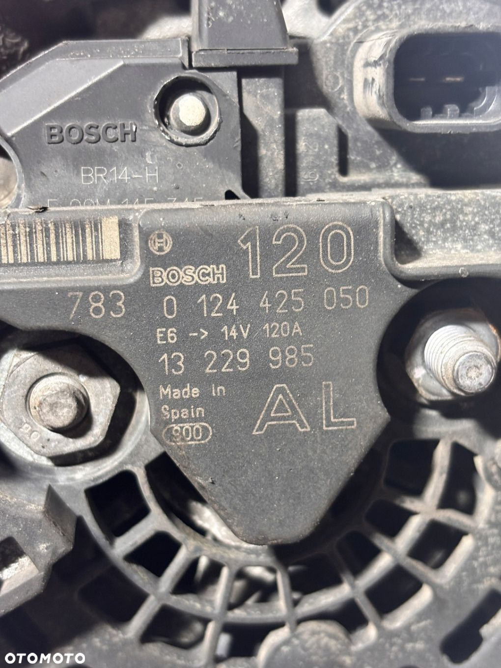 ALTERNATOR OPEL ZAFIRA B ASTRA H 1.6 1.8 16V 13229985 - 2