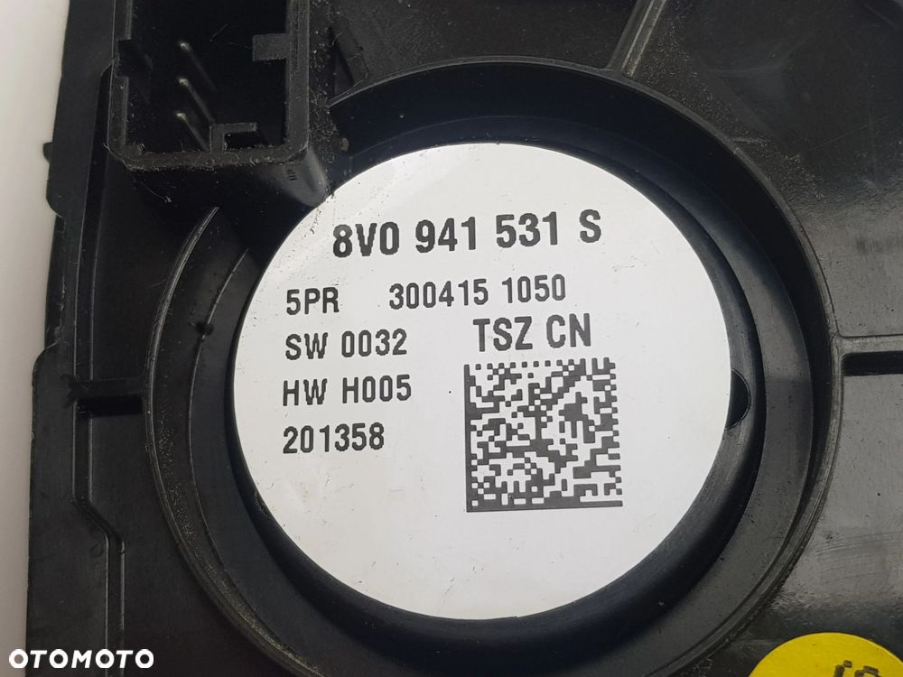 Oryginalny przełącznik sterowania świateł Audi TT RS A3 8V0941531S - 8