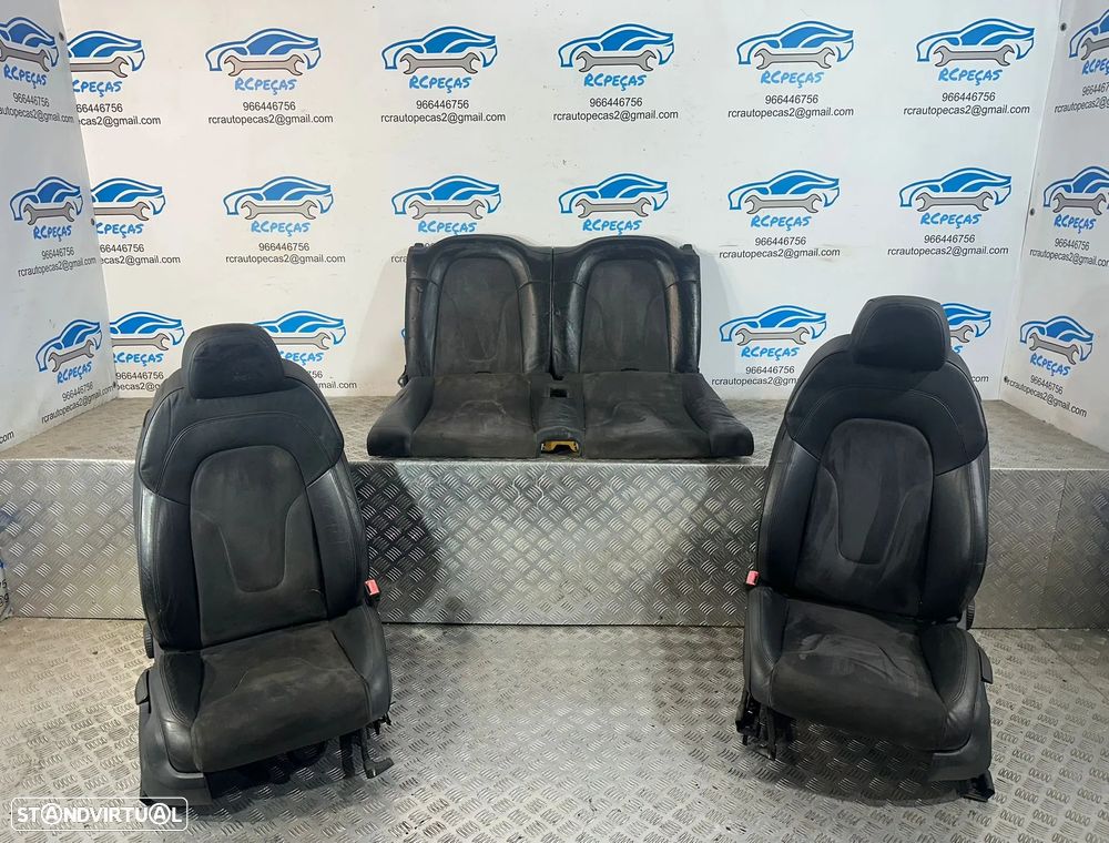.Conjunto Bancos Originais S-Line Audi TT 8J Pele Alcantara 2006 - 2014 - 3