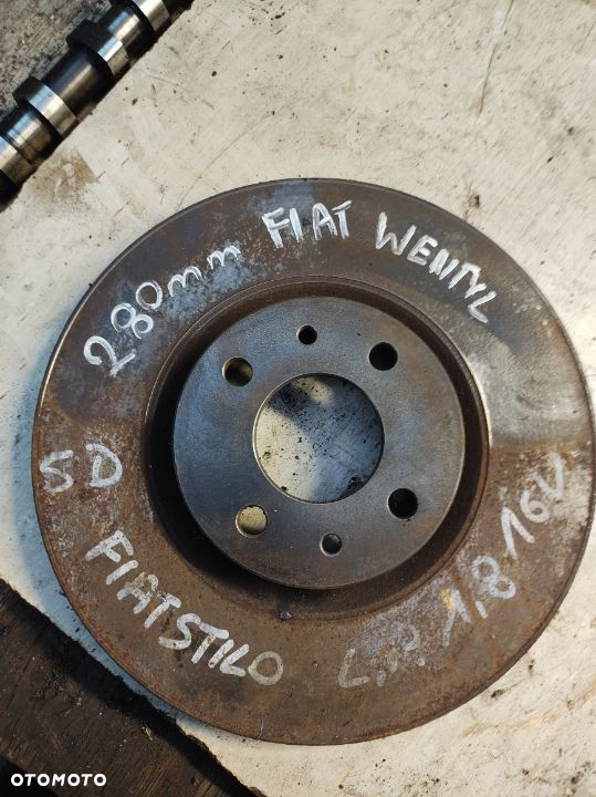 FIAT STILO tarcza hamulcowa tył 250mm - 4