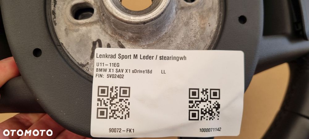 BMW X1 U11 M-PAKIET 2022- Kierownica Skóra Łopatki Oryginał - 13