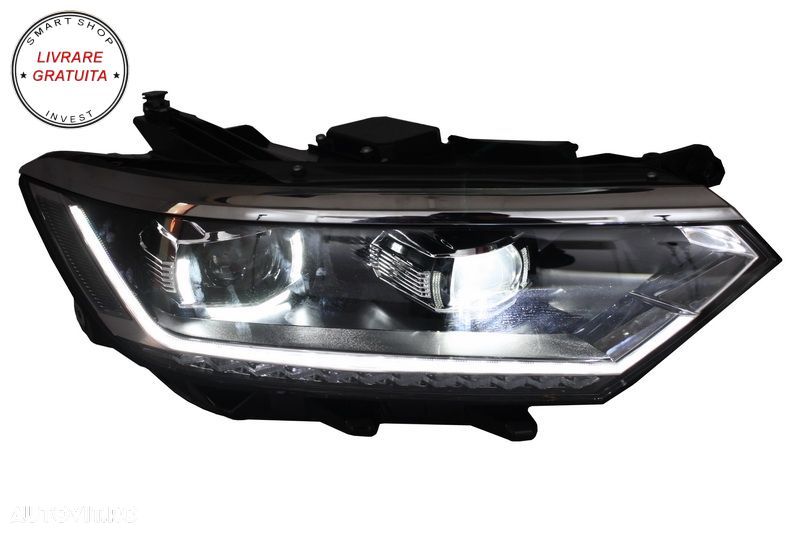 Faruri Full LED Dinamic VW Passat B8 3G (2014-2019) Matrix Look- livrare gratuita - 7