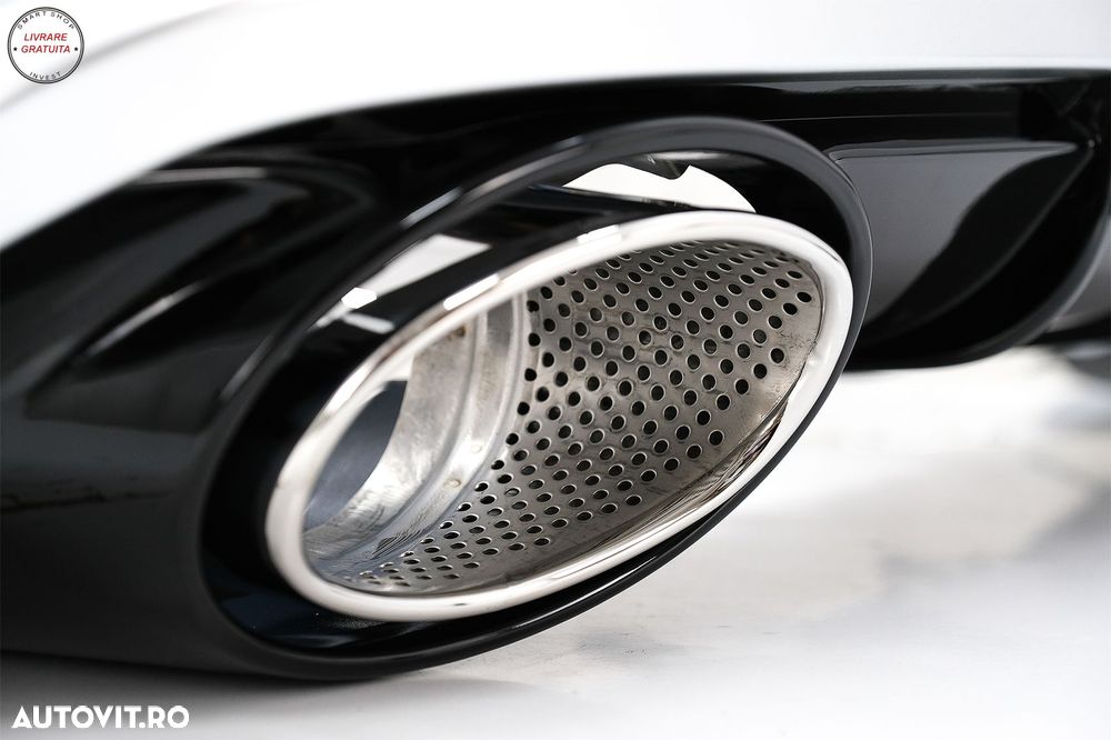 Difuzor Bara Spate si Ornamente Evacuare Audi A6 4G Facelift (2015-2018) RS6 Desig- livrare gratuita - 10