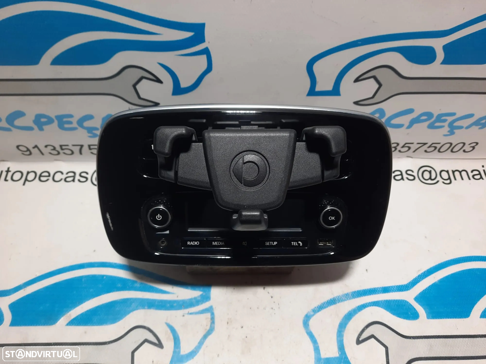 AUTORADIO SMART FORFOUR II 2 MK2 HATCHBACK 453 SUPORTE TELEMÓVEL ENTRADA USB ORIGINAL - 8