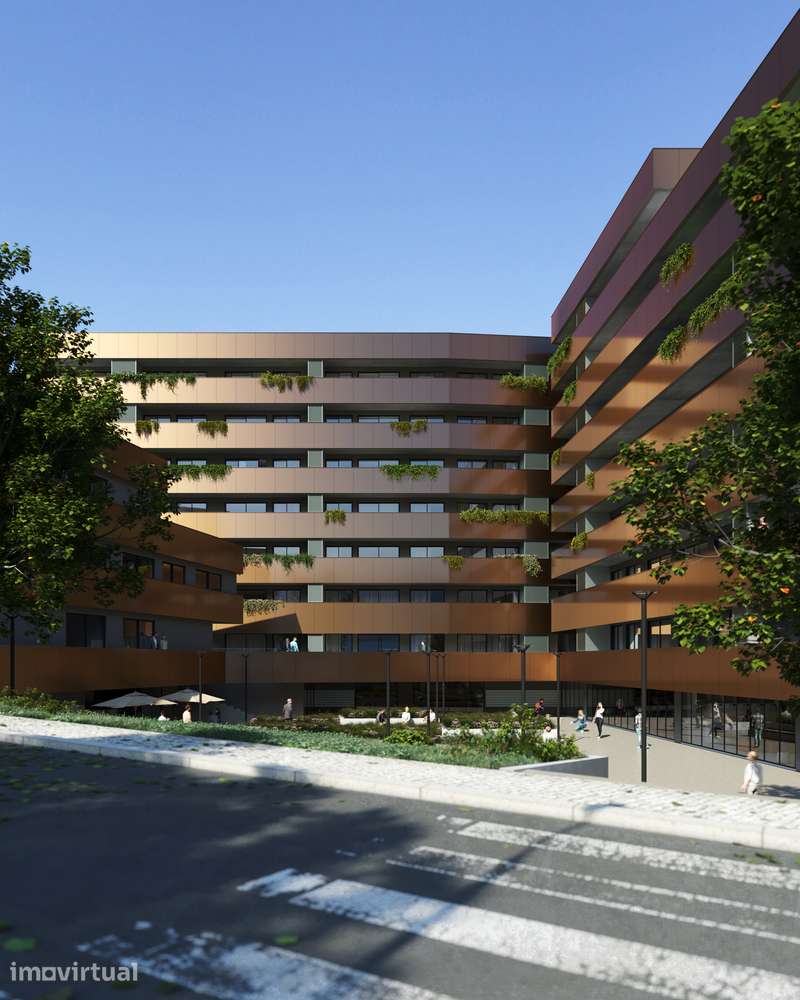 Apartamento T1 Novo c/ varanda Centro de Gaia - Grande imagem: 3/21