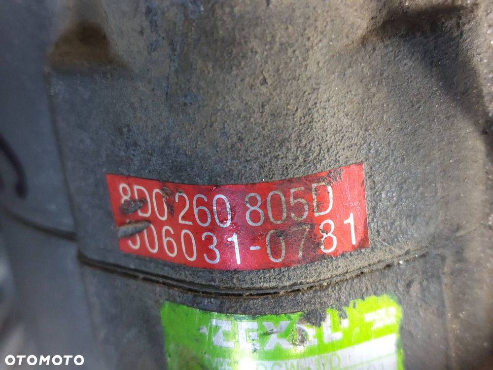 SPRĘŻARKA KOMPRESOR KLIMATYZACJI USZKODZONY AUDI A4 B5 FL 8D0260805D - 2