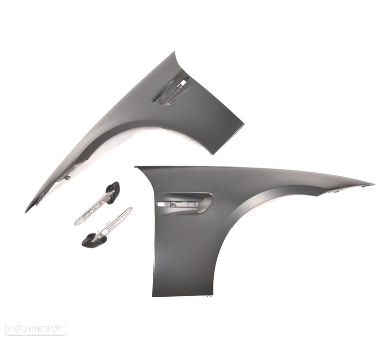 CONJUNTO DE GUARDA-LAMAS DIANTEIRO BMW E90 E91 LOOK M3 - 2