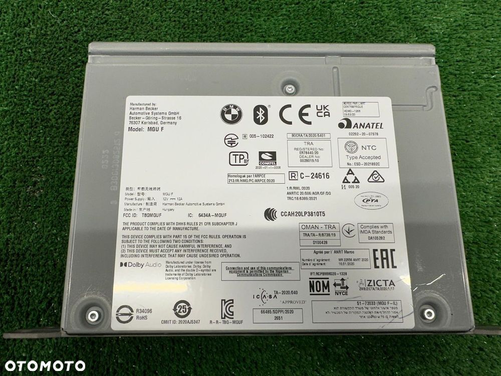 BMW G01 G05 G20 G30 LCI G80 F91 F92 NAWIGACJA HEADUNIT HIGH 3 MGU F 5A61155 - 3