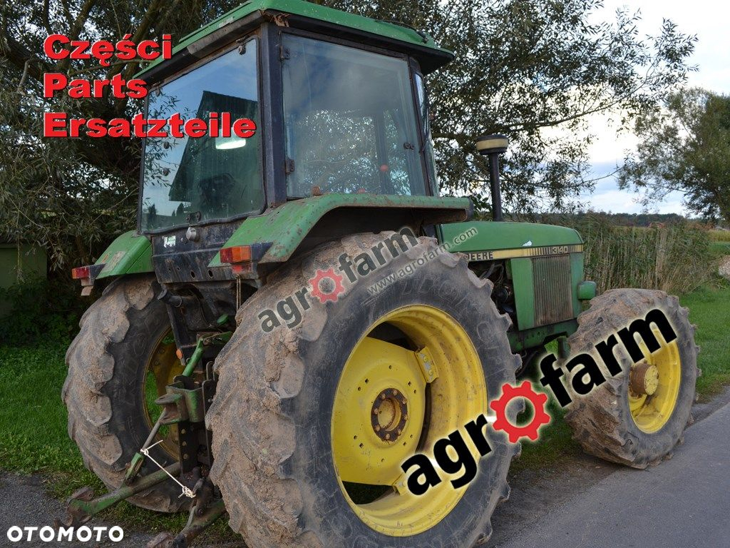 John Deere 3140 części, skrzynia biegów, silnik - 2